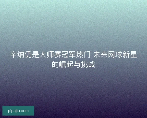 辛纳仍是大师赛冠军热门 未来网球新星的崛起与挑战